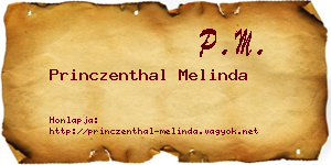 Princzenthal Melinda névjegykártya